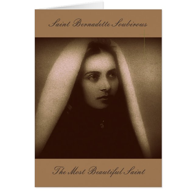 St. Bernadette Soubirous The Most Beautiful Saint (Front)