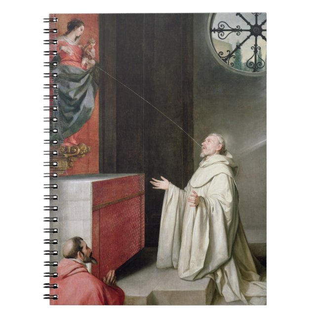 St. Bernard and the Virgin Spiral Notebook (Front)