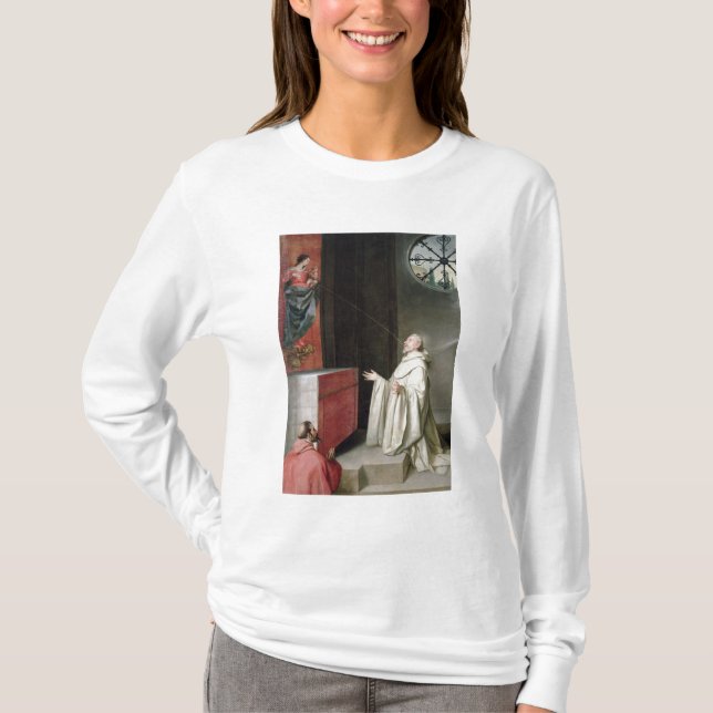 St. Bernard and the Virgin T-Shirt (Front)