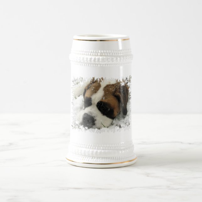 St Bernard Dog Beer Stein (Center)