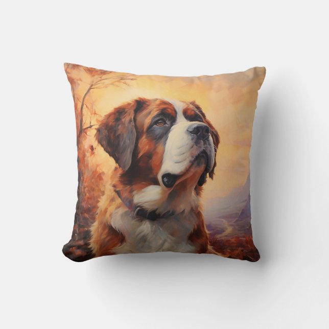 St. Bernard dog Cushion (Front)