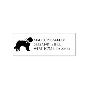 St. Bernard Dog Puppy Self-inking Stamp