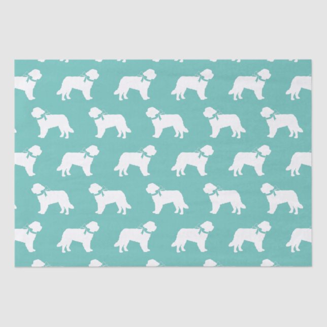 St. Bernard Dog Puppy Tissue Paper (Front)