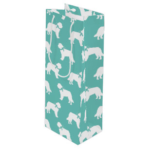 St. Bernard Dog Puppy Wine Gift Bag