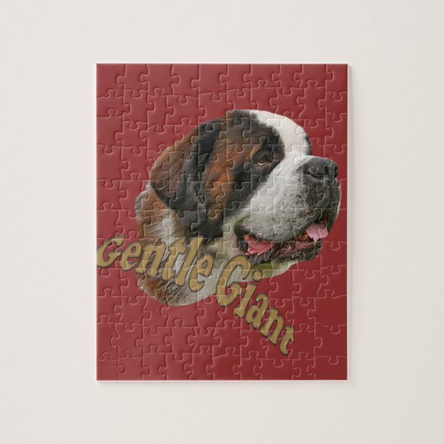 St. Bernard Gentle Giant Jigsaw Puzzle (Vertical)