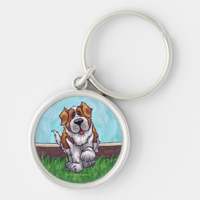 St. Bernard Gifts & Accessories Key Ring (Front)