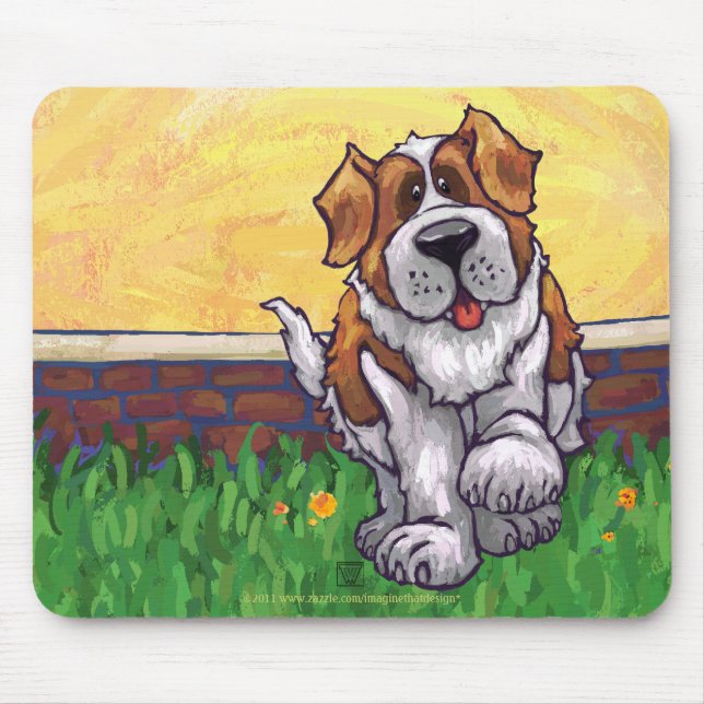 St. Bernard Gifts & Accessories Mouse Pad (Front)