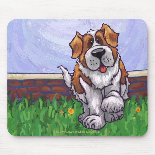 St. Bernard Gifts & Accessories Mouse Pad (Front)