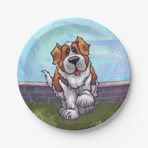 St. Bernard Gifts & Accessories Paper Plate
