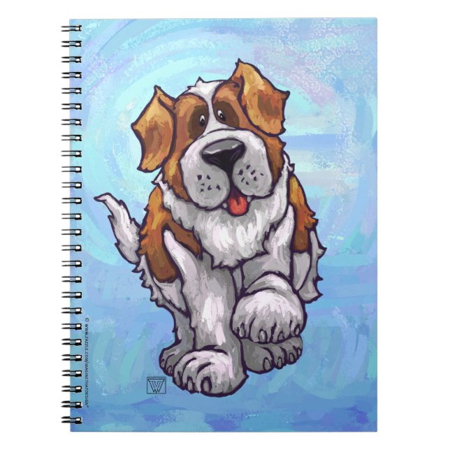 St. Bernard Gifts & Accessories Spiral Notebook (Front)