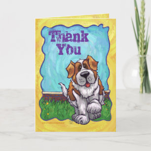 St. Bernard Gifts & Accessories Thank You Card