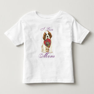 St. Bernard Heart Mum Toddler T-Shirt