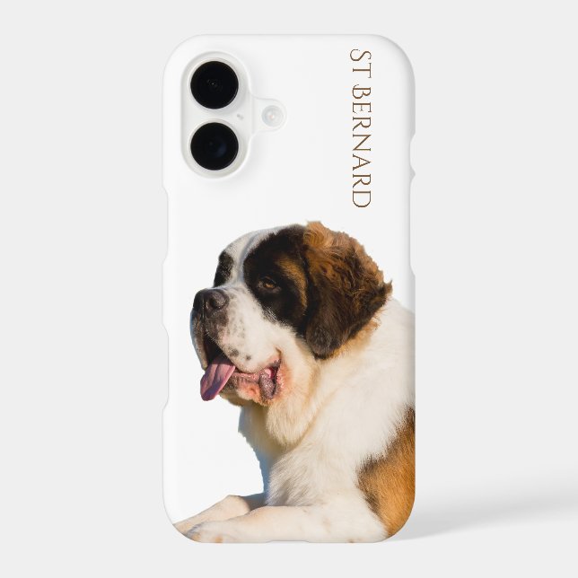 St Bernard iPhone X Case (Back)