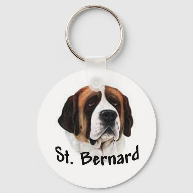 St Bernard Key Ring (Front)