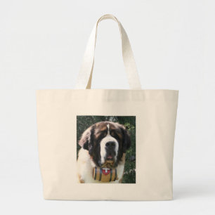 St-bernard Large Tote Bag