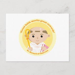 St. Bernard of Clairvaux Postcard