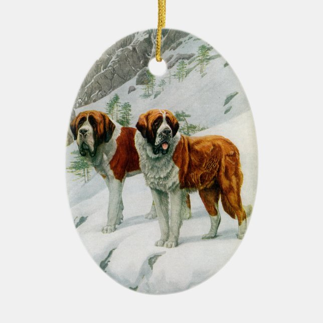 St Bernard ornament (Front)