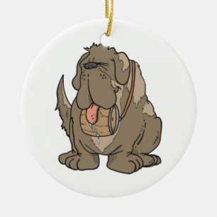 st bernard ornament
