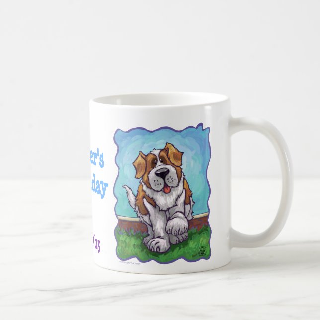 St. Bernard Party Centre Coffee Mug (Right)