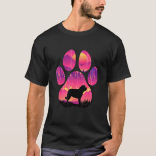 St Bernard Paw Mum Dad Dog  Women Men T-Shirt