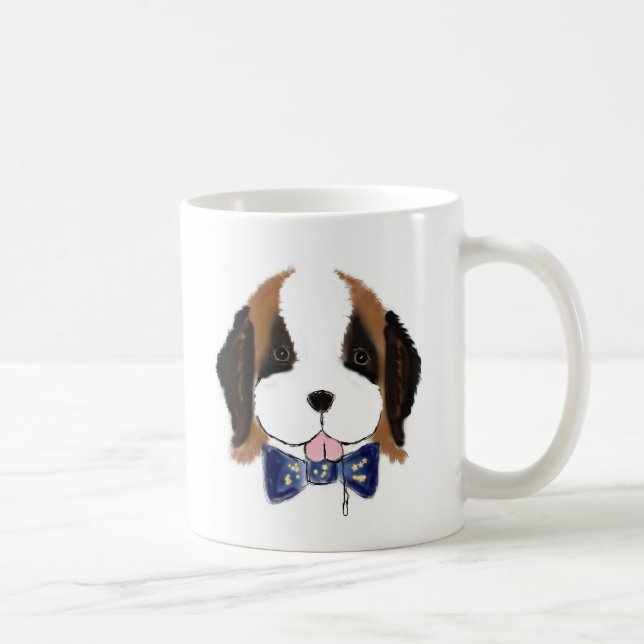 St. Bernard Puppy Mug - Slobbers Puppy Love Series (Right)