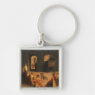 St Bernardino of Siena Preaching Key Ring