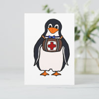 St Bernard's Penguin Invitations