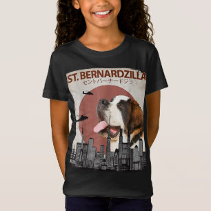 St. Bernardzilla Funny Saint Bernard Dog Lovers Su T-Shirt