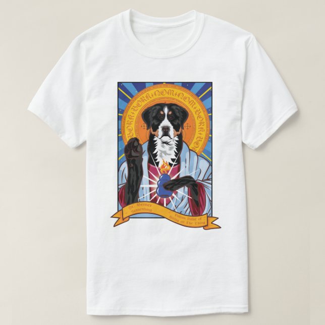 St. Bernese Mountain Dog  T-Shirt (Design Front)