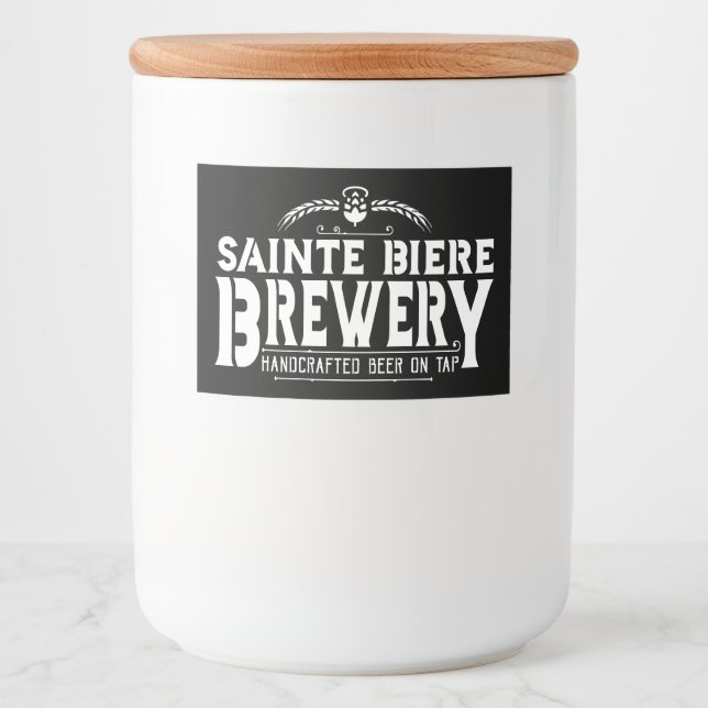 St Biere Brewery Brew Pub Logo Food Label (Front)