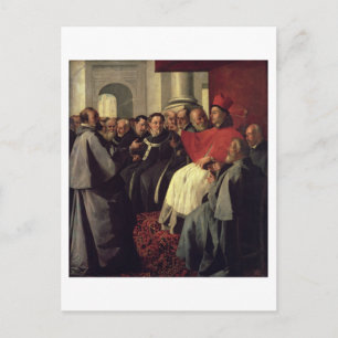 St. Bonaventure (1221-74) at the Council of Lyons Postcard