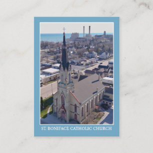 St. Boniface Manitowoc Catholic Church Prayer Card