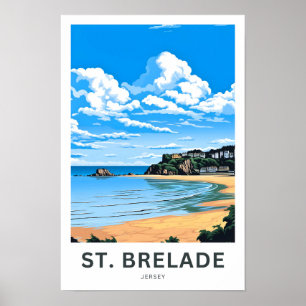 St. Brelade Jersey Travel Print