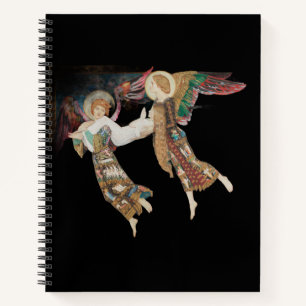 St Brigid being carried away by angels Notebook