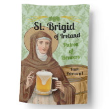 St. Brigid of Ireland and Her Barrel of Beer