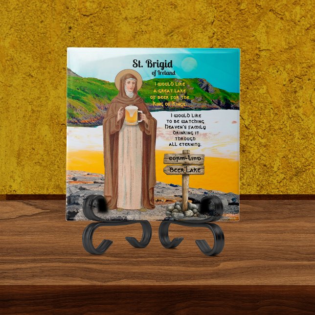 St. Brigid of Ireland and Her Lake of Beer Tile (Creator Uploaded)
