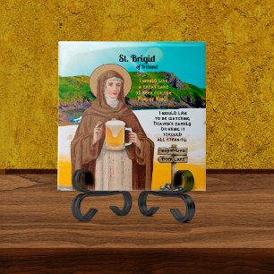 St. Brigid of Ireland and Her Lake of Beer Tile