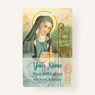 St. Brigid of Ireland (M 014) ID Badge