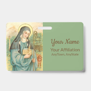 St. Brigid of Ireland (M 014) ID Badge