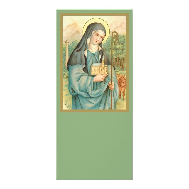 St. Brigid of Ireland (M 014) Rack Card (Front)