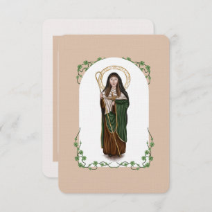 St. Brigid of Kildare Prayer Card