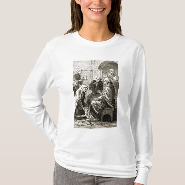 St. Brigit entertaining a Bishop, from 'The Trias T-Shirt (Front)