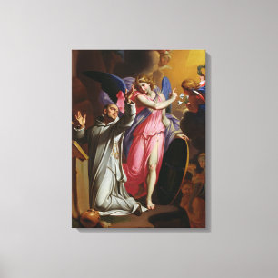 St. Bruno at Prayer, 1671 Canvas Print