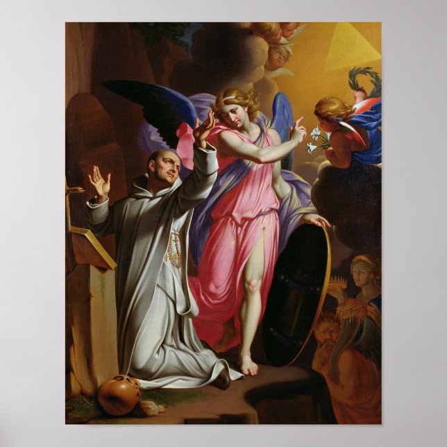 St. Bruno at Prayer, 1671 Poster (Front)