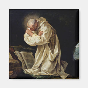St. Bruno  Praying in the Desert, 1763 Magnet