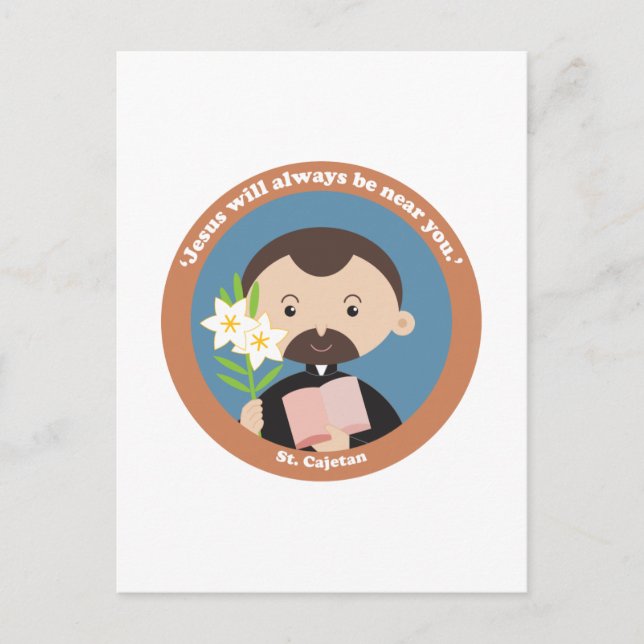 St Cajetan Postcard (Front)