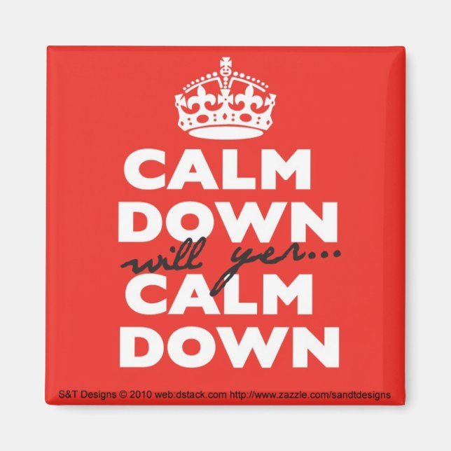 st-calm-magnet magnet (Front)