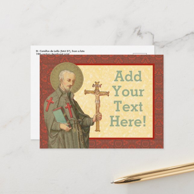 St. Camillus de Lellis (SAU 37) Postcard (Front/Back In Situ)