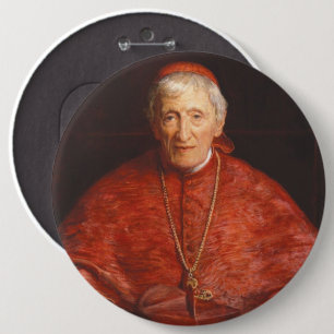 St. Cardinal John Henry Newman Catholic 6 Cm Round Badge