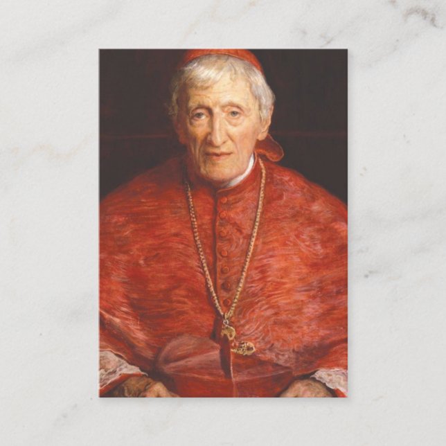 St. Cardinal John Henry Newman Holy Card Catholic (Front)